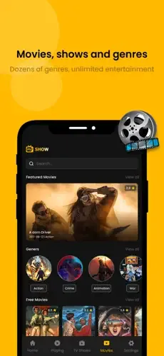 cricify-android-tv Movies and shows
